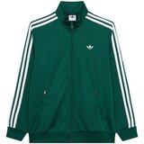 Adidas Športna jakna 'Firebird' smaragd / bela | Shoptok.si