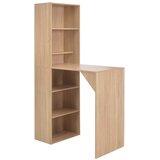  Barski stol s ormarićem boja hrasta 115 x 59 x 200 cm | shoptok.hr