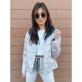 DStreet Reversible women's quilted NATINA jacket in dark green TY2753 | shoptok.hr