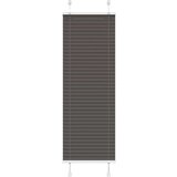 vidaXL Plisirana roleta crna 45x150 cm širina tkanine 44,4 cm | shoptok.hr
