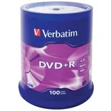 1x100 DVD+R 4,7GB 16x Speed, matt silver