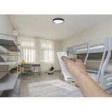  LED prigušiva stropno svetlo ILVI LED/30W/230V 2700-6500K pr. 40 cm crna/mesing + sa daljinskim upravljačem | Eponuda.com