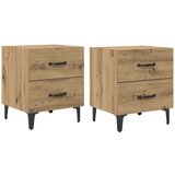 Ormarić za krevet 2 pcs hrast artisan 40 x 35 x 47.5 cm | shoptok.hr