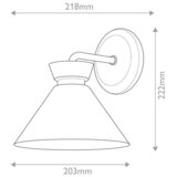 Elstead Lighting STENSKA SVETILKA Alora Mood 40 W 220-240 V E14 | Shoptok.si