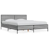  Okvir kreveta boja hrasta 160x200 cm konstruirano drvo i metal | shoptok.hr