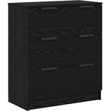  Kreveta 3 pcs Crni hrast 181 x 30 x 70 cm Konstruirano drvo | shoptok.hr