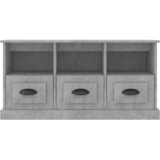 TV ormarić boja betona 100x35x50 cm od konstruiranog drva | shoptok.hr