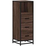vidaXL Kupaonski ormarić smeđi hrast 35x37,5x100 cm izrađeno drvo | shoptok.hr
