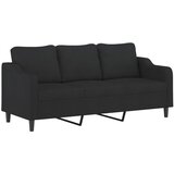  2-dijelni set sofa s jastucima crni od tkanine | shoptok.hr