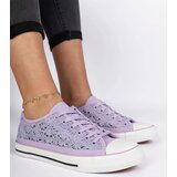 Gemre Purple women's lace-up sneakers Saha | Shoptok.si