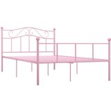 Maison Chic Posteljni okvir - Dvoposteljna postelja - Zakonska postelja roza kovinski 140x200 cm-J14908, (21775715) | Shoptok.si