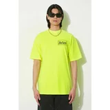 Aries Pamučna majica Fluoro Temple SS Tee za muškarce, boja: žuta, s tiskom, SUAR60000X