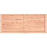 Stolna ploča svjetlosmeđa 120 x 50 x 6 cm tretirana hrastovina | shoptok.hr