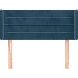  Uzglavlje s ušima tamnoplavo 103x16x78/88 cm baršunasto | shoptok.hr