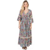 Isla Bonita By Sigris Dolge obleke Dolga Midi Obleka Večbarvna | Shoptok.si
