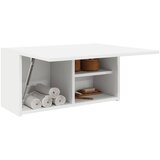  Kupaonski zidni ormarić bijeli 60x25x30 cm izrađeno drvo | shoptok.hr