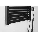 Aqualine električni kupatilski radijator tondi-e 300W 97x45 cm mat crne boje | Eponuda.com