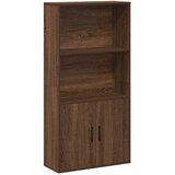 Maison Chic Knjižna omara - Knjižni regal rjavi hrast 60x24x120 cm inženirski les, (21726005) Cene