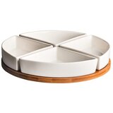 Altom design set od 4 posude na podlozi od bambusa, okrugli 25,5 cm - 01010052539 | shoptok.hr