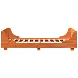 vidaXL Posteljni okvir brez vzmetnice voščeno rjav 90x190 cm borovina | Shoptok.si