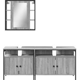  3-dijelni set kupaonskih ormarića boja hrasta sonome drveni | shoptok.hr