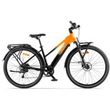 Cyrusher Električno kolo za mestno vožnjo Asuka, 36V 250W Bafang motor, 14Ah LG baterija, oranžno, (5000008627) | Shoptok.si