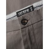 Ombre Men's REGULAR FIT chino pants with fine texture - gray | shoptok.hr