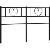  Metalno zamjensko uzglavlje crno 150 cm | shoptok.hr