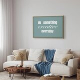  Slika - Do Something Creative Everyday (1 Part) Wide 120x80 U prirodnom drvenom okviru | shoptok.hr