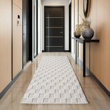 Ay Yildiz RAVNO TKANA PREPROGA HELIX 80/250 cm tkano krem barve | Shoptok.si
