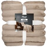 Douceur d intérieur Bež deka od mikropliša 220x240 cm Boudoir – | shoptok.hr