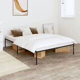 Metalni okvir za krevet crni 135x190 cm Cijene