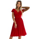 Numoco Dress with neckline and short sleeves | shoptok.hr