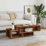 vidaXL Klubska mizica starinski les 105x55x32 cm inženirski les | Shoptok.si