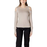 Only ONLGILA LS O-NECK BLING CC KNT 15339512 Bež | shoptok.hr
