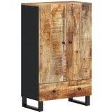 Maison Chic Visoka omara - Komoda - Predalnik s predalom 60x33x100 cm trden mangov les in železo, (21719014) | Shoptok.si