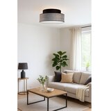  stropna svetiljka grace 1xE27/60W/230V ø 40 cm crna/siva | Eponuda.com