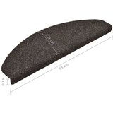  Samoljepljivi otirači za stepenice 15 kom smeđi 65 x 21 x 4 cm | shoptok.hr