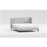Ropez Sivi tapecirani krevet s podnicom 90x200 cm Basti – | shoptok.hr