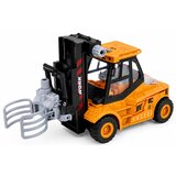  Construction Vehicle Forklift With Adjustable Gripper Lights Sounds Yellow 1:43 | Shoptok.si