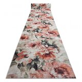 RugsX Tekač gumiran LOTUS BOUQUET 52900 Rože bež / roza pralna protizdrsna 100 100x730 cm, (5000174556) | Shoptok.si