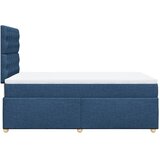  s oprugama i madracem plavi 120 x 190 cm od tkanine | shoptok.hr