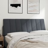  Jastuk za uzglavlje Hanko tamnosivi 137 cm baršunasti | shoptok.hr