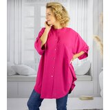 Pri Elegant oversize blouse shirt with stand-up collar ANNA | Shoptok.si