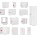  14-dijelni set kuhinjskih ormarića "Lyon" bijeli inženjerski drvo | Eponuda.com