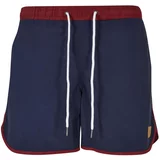 Urban Classics Kupaće hlače 'Retro' mornarsko plava / burgund / bijela