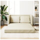 vidaXL Podni kauč na razvlačenje 2-u-1 krem 112x174x55 cm umjetna koža Cijene