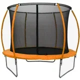 Trampolin Space sa zaštitnom mrežom, 366 cm, narančasti