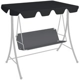 vidaXL Streha za vrtno gugalnico črna 188/168x110/145 cm Cene