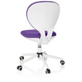 MID.YOU Mladinski Vrtljivi Stol Kid Vivo Stoff, Vijolična | Shoptok.si